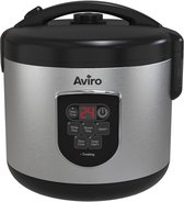 Bol.com Aviro Rijstkoker - Slowcooker - 12L - 7 Functies - Warmhoudfunctie - Rice Cooker - Anti Aanbaklaag - Multicooker - 2-6 P... aanbieding
