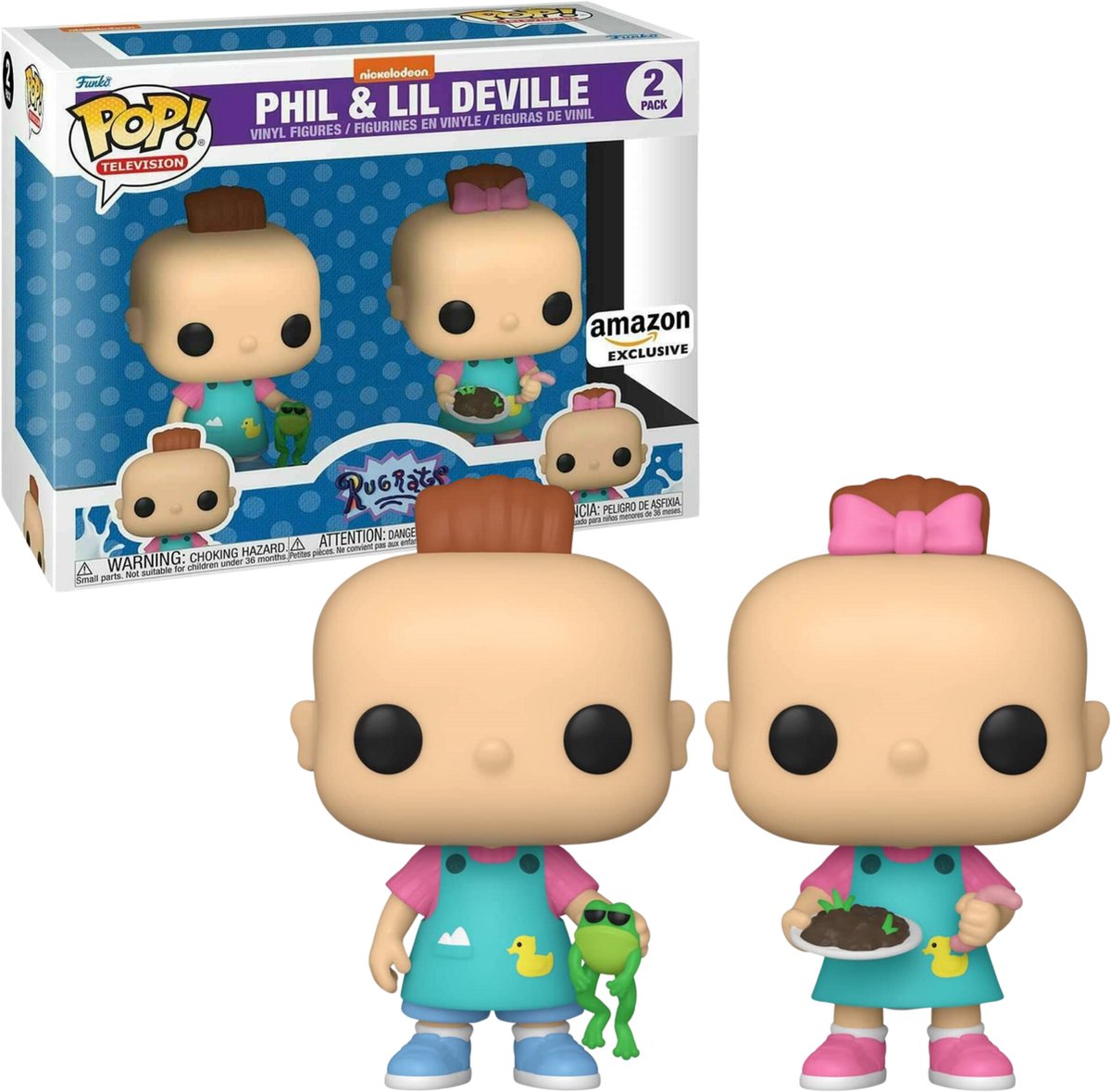 Funko POP! Phil & Lil Deville 2-Pack Rugrats Amazon Exclusive