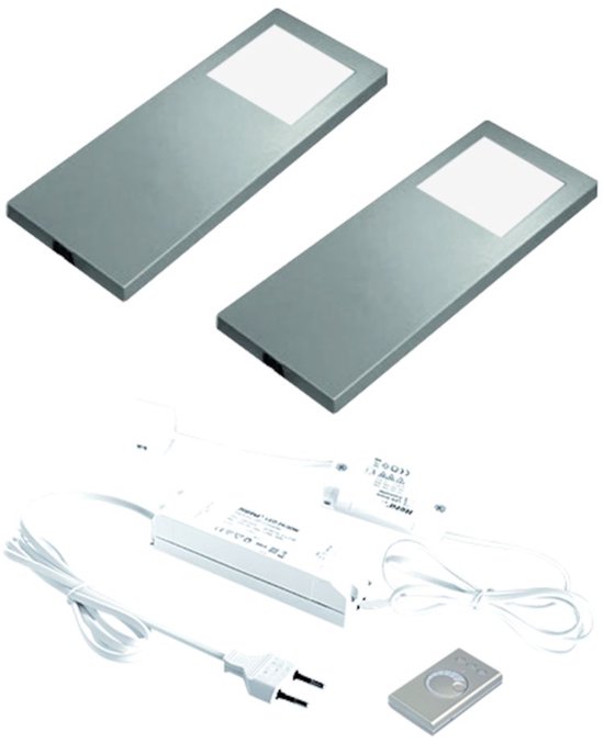Hera Slim Pad F Dynamic LED set van 2 spots met kleur/dim-controller ...