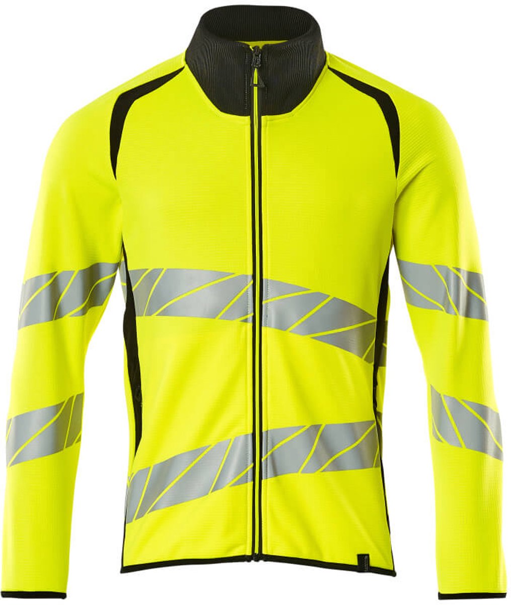 Mascot Accelerate Safe Sweatshirt met rits 19184-781 - Hi-Vis geel/zwart - 3XL