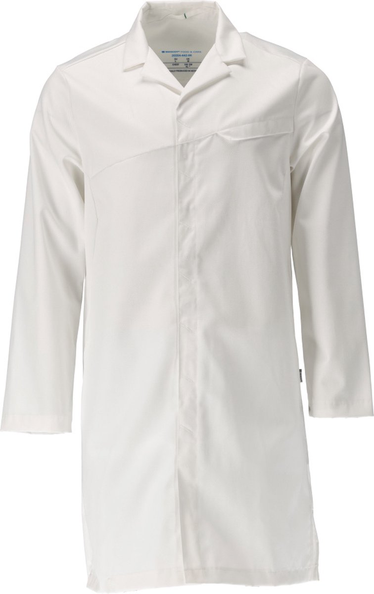 Mascot Food & Care Stofjas, lang 20354-442 - Wit - 5XL