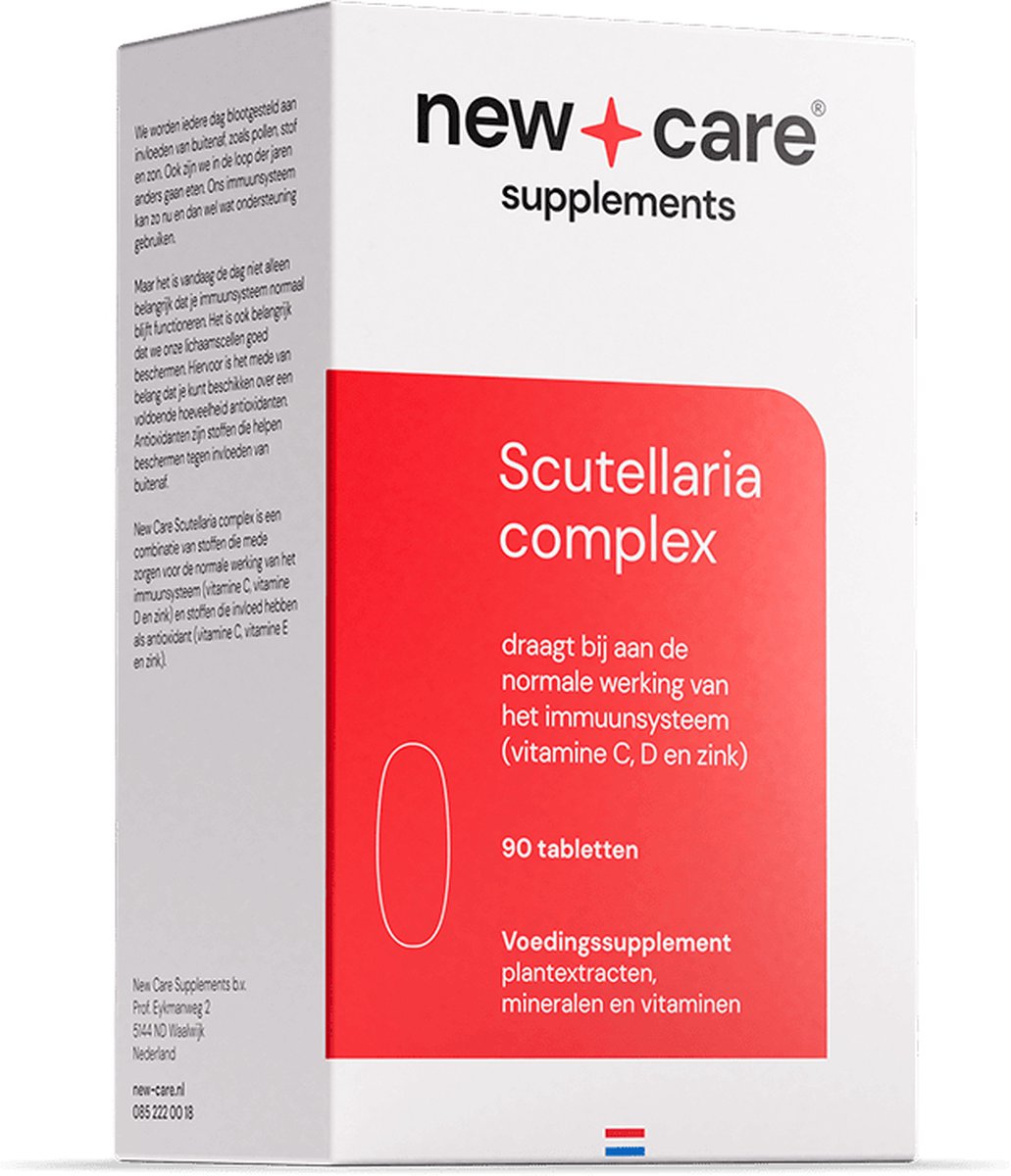 Goedkoopste New Care Scutellaria complex - voor het immuunsysteem - 90 tabletten