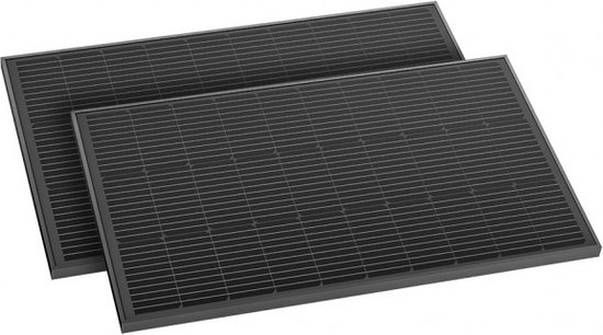 EcoFlow 2x 100W zonnepaneel met bevestigingsbeugels — afbeelding 4