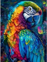 Figured'Art Diamond Painting set Volwassenen 40x50 cm Fantastische uil - 5D DIY Art full drill vierkante diamant - Opgerold canvas