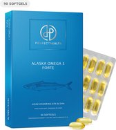 Bol.com Perfect Health - Omega 3 Capsules 1000mg - Visolie Extract - Hoge Dosering EPA en DHA - 90 Stuks aanbieding