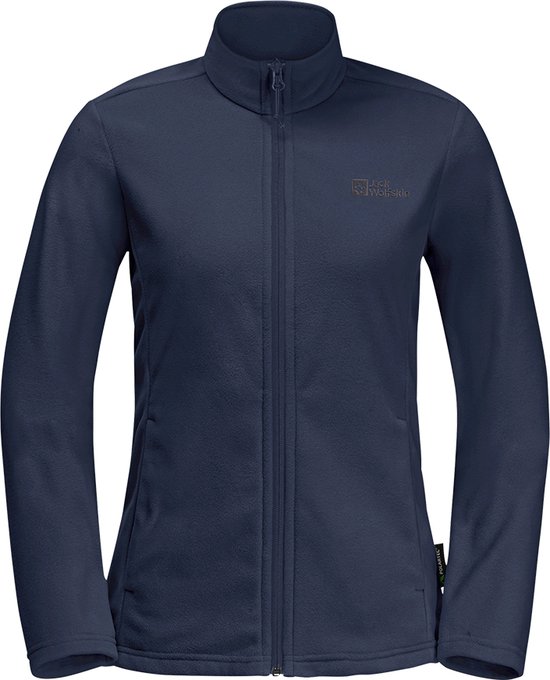 Foto: Jack wolfskin taunus fz w dames outdoorvest night blauw maat m