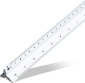 WEDO Dreikant-Maßstab Architekt, aus Aluminium, silber 5255101 bei günstig kaufen
