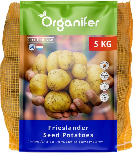 Pootaardappelen frieslander 500 gram Pootaardappelen frieslander 500 gram