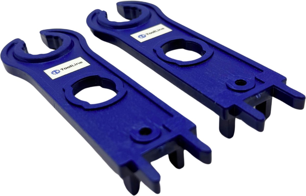 JRSHIRLEYLTD Lot De 2 Outils De Montage Enfichables En Aluminium - Outil De Montage Pour Prise MC4 MC4 - Clé à Molette Avec Porte-clés En Métal