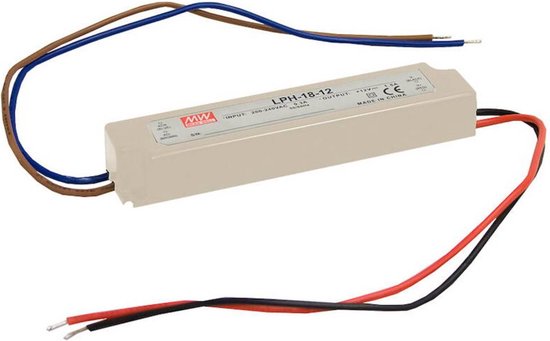 Mean Well LPH-18-24 Driver LED, Transformateur LED Tension Constante, Courant Constant 18 W 0 - 0,75 A 24 V/ DC N