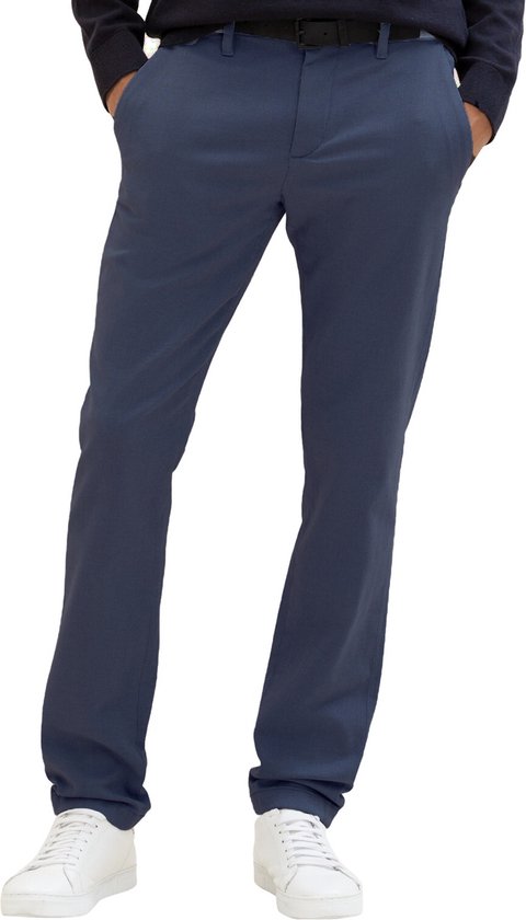 Tom Tailor - Chino - Homme - L33 x L32 - Blauw - Katoen - 1037547 Travis Chino