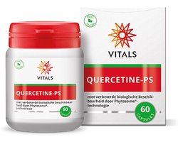 Vitals Quercetine-PS 100 mg - 60 capsules. Met verbeterde biologische beschikbaarheid door Phytosome®-technologie.