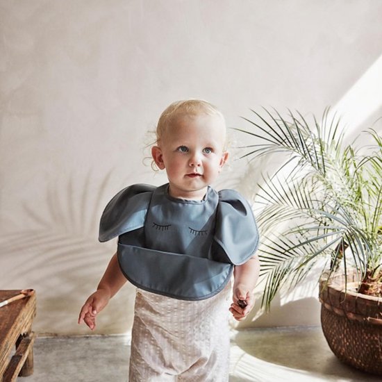 Elodie slab - Slabbetjes- Slabbertjes baby - Slab - Slab met opvangbakje- Humble Hugo van Elodie — afbeelding 3