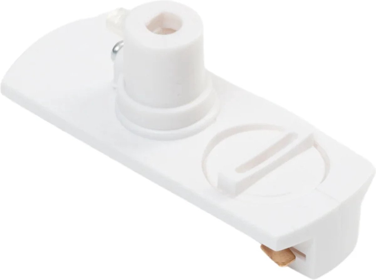 Qub 1-Fase Hanglamp Adapter - Wit