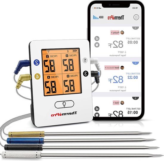 Thermometer BBQ MEATER Plus | De #1 in Binnen & Buitenhaarden Thermometer BBQ MEATER Plus | De #1 in Binnen & Buitenhaarden