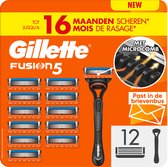 Gillette Fusion5 Scheermes voor Mannen - 1 Gillette Handvat + 12 Scheermesjes - Brievenbusverpakking