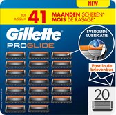 Gillette Fusion5 Proglide Scheermesjes Voor Mannen - 20 Gillette Navulmesjes