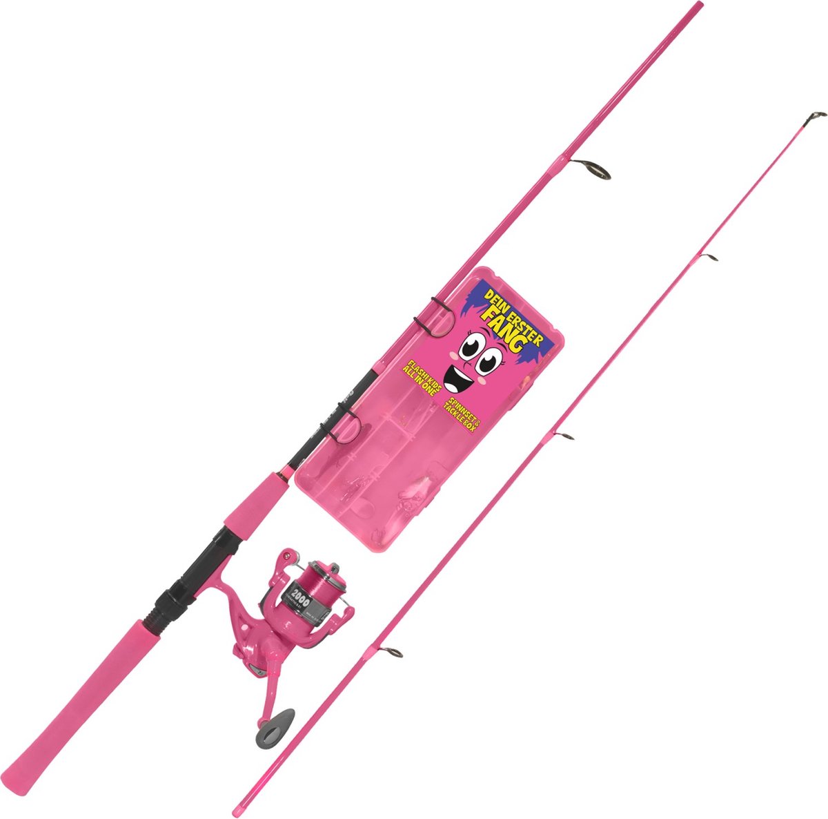 Eurocatch Werphengel set compleet Roze met lichtgevende werpmolen