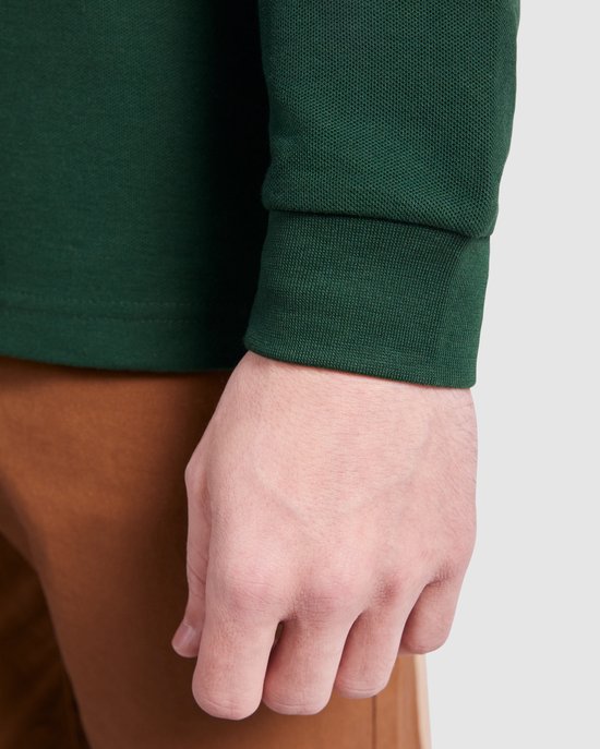 Zwart Poloshirt Effen met lange mouwen Carpe merk Roly maat M