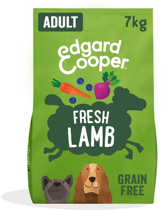Edgard & Cooper Irresistible Grass-Fed Lamb Adult Lam&Appel&Wortel - Hondenvoer - 7 kg