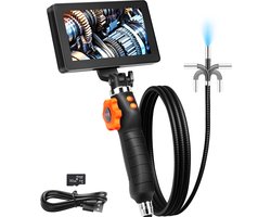 VEVOR Endoscoopcamera Endoscoop Camera Gezamenlijke Endoscoop 2-Weg 180° Industriële Inspectie 1080p
