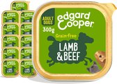 18x Edgard & Cooper Kuipje Honden Natvoer Hondenvoer Lam - Rund 300 gr
