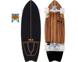 NKX Maverick Surfskate Zebra