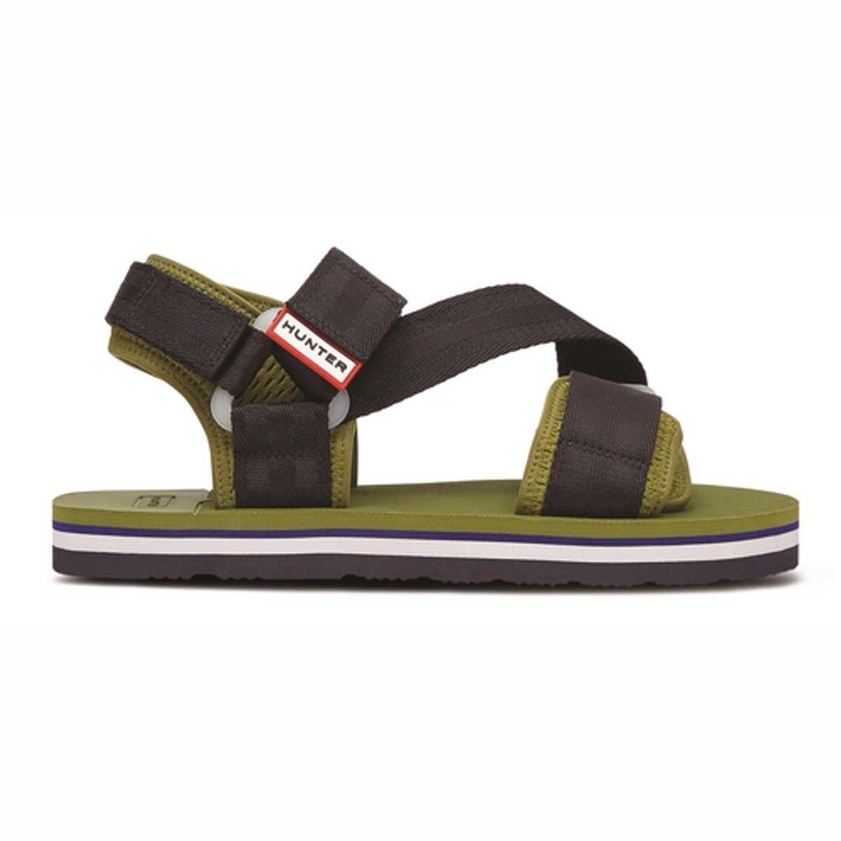 Sandaal Hunter Men Original Beach Sandal Carragreen Kombu-Schoenmaat 44 Groen