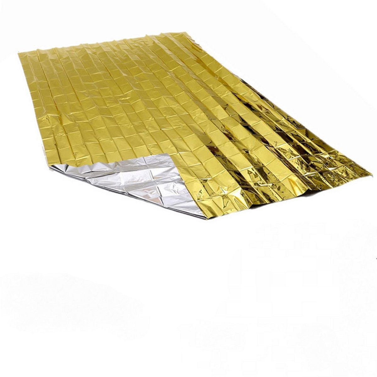 Goedkoopste Isolatiedeken - Reddingsdeken - Isoleerdeken - Overlevingsdeken - buiten, wandelen, kamperen - 160 210cm - goud - aluminium film
