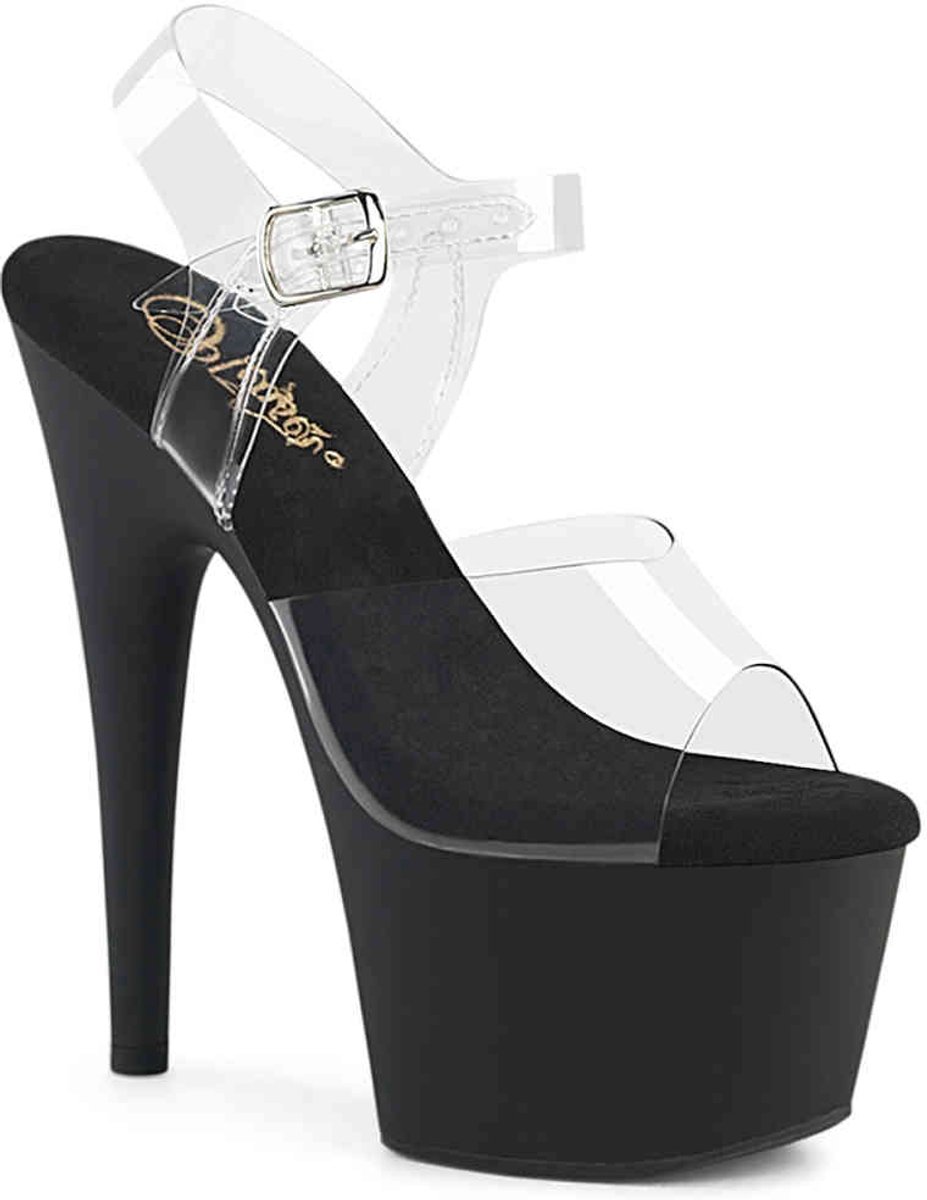 Pleaser ADORE-708 Sandaal met enkelband 44 Shoes Transparant