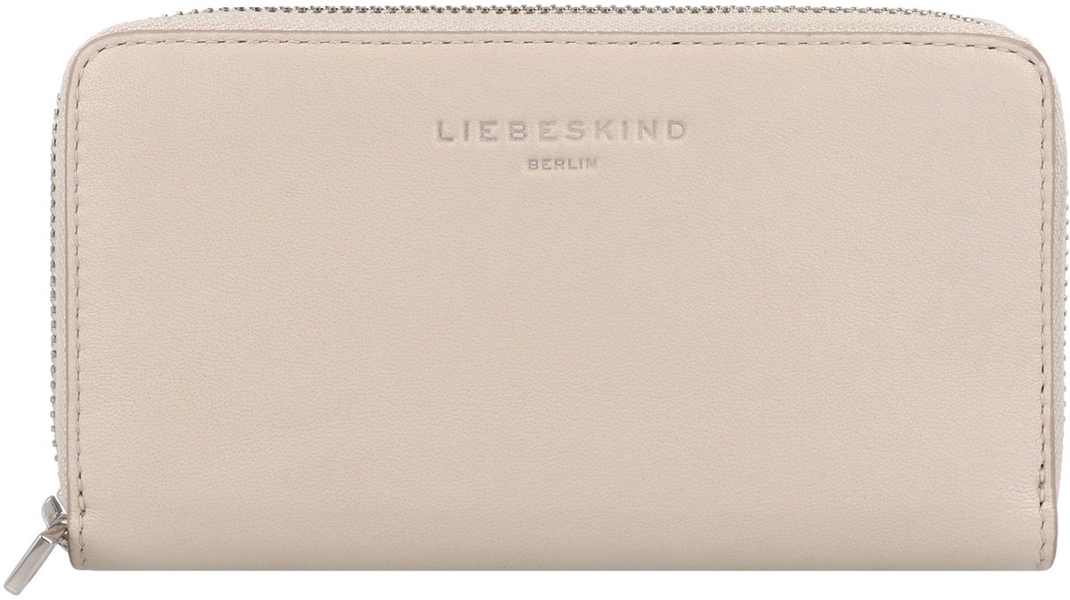 LIEBESKIND BERLIN Leren Portemonnee Lila Sheep Natural Frieda Wallet Milk Crème