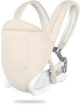 Porte Bébé , du nouveau-né au jeune enfant, porte-bébé réglable et respirant, porte-bébé pour bébé de 3 à 20 kg - Blanc cassé
