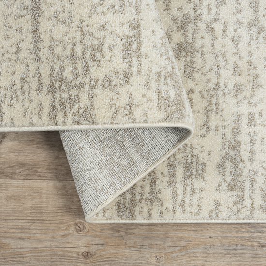 Relax Oslo - Tapis uni à poils ras - Tapis moderne - Crème - 120x170 CM