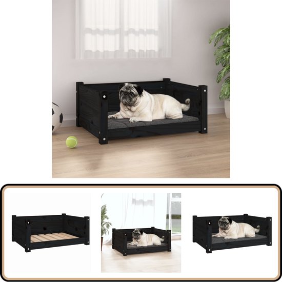 Hondenmand 101,5x74x9 cm massief grenenhout grijs kopen