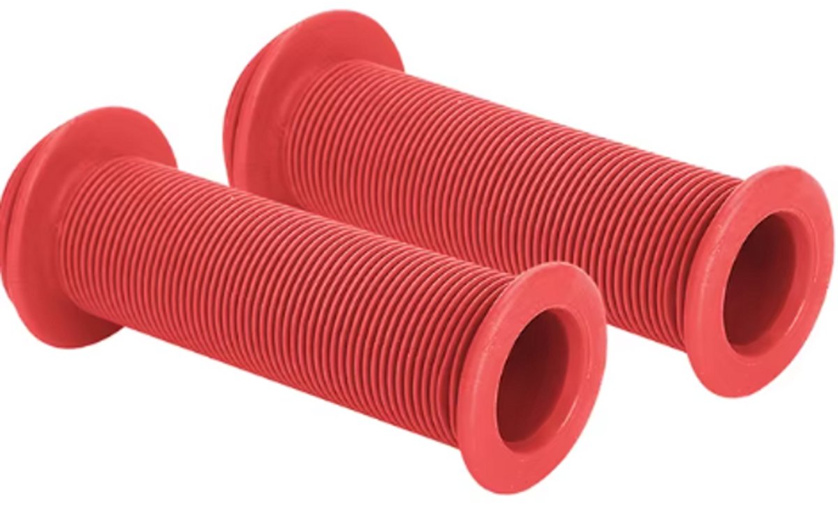 Rieba® Handvatten Kinderfiets 105mm - Fiets - Step - Binnen diameter 22mm - Kinderen - Rubber - Antislip - Rood