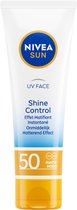 NIVEA SUN Face Shine Control Zonnebrand Gezicht - SPF 50 - Matterend Effect - Zonnebrandcrème - 50 ml