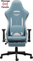 HICON Gamestoel Splendore - Gamestoel Stof - Ergonomisch - Gaming stoel Stof - Bureaustoel - Verstelbaar - Gamestoelen - Gaming Chair - Blauw