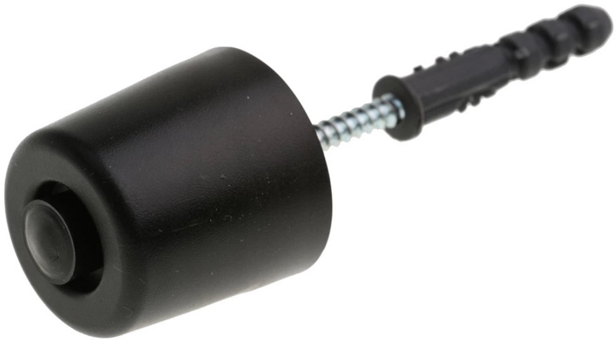 Deurstopper - Stootrand - Rubber - Zwart - Deurbumper - Deurbuffer - Binnen - Boren - Vloer of Muur