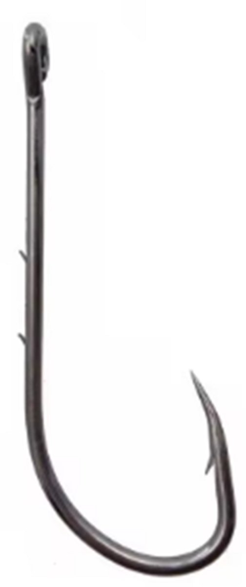 50 Stuks Baitholder Zeevishaken met Oog Maat 4 - Zeevishaken voor Platvis, Wijting & Tong - Extra Weerhaak voor Pieren en Zagers — afbeelding 4