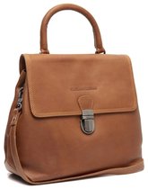 Chesterfield Angera Waxed Pull Up Schoudertas - Cognac