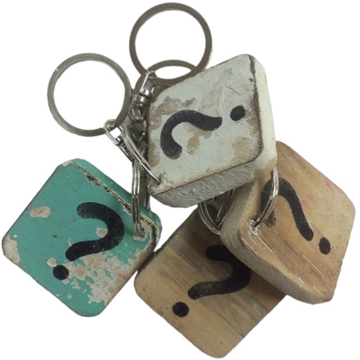 Sleutelhanger symbool ? vraagteken