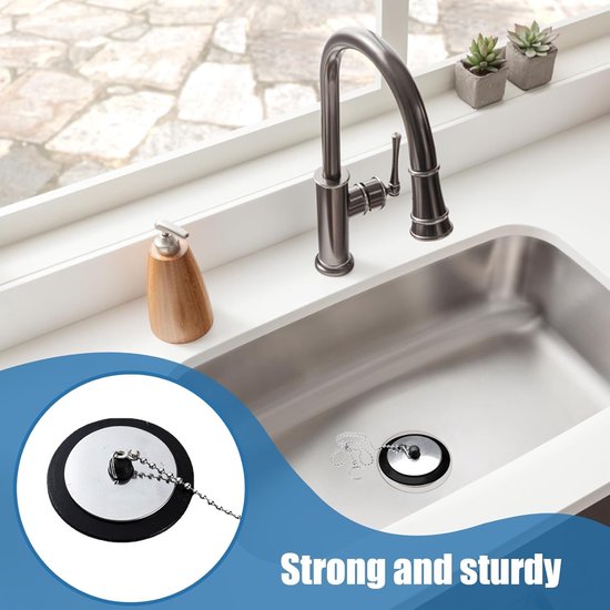 Bouchon Baignoire Universel De 72 Mm Pour Lavabo De Salle De Bain Ou U00e9vier De Cuisine - Bouchon De Vidange Manuel Bouchon De Baignoire
