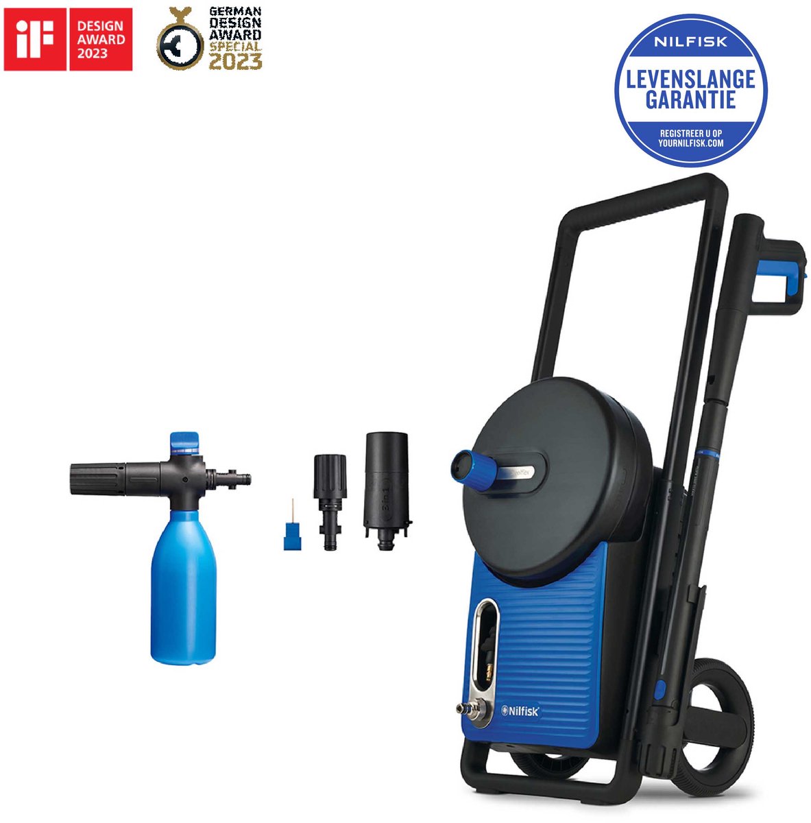 Bol.com Nilfisk Excellent 180-12 Smart Assistant - hogedrukreiniger - 180 bar aanbieding