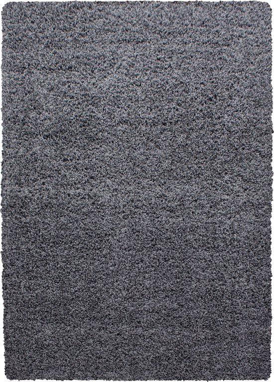 Loca Shaggy Vloerkleed Hoogpolig Lichtgrijs - 120x170 Cm Loca Shaggy Vloerkleed Hoogpolig Lichtgrijs - 120x170 Cm