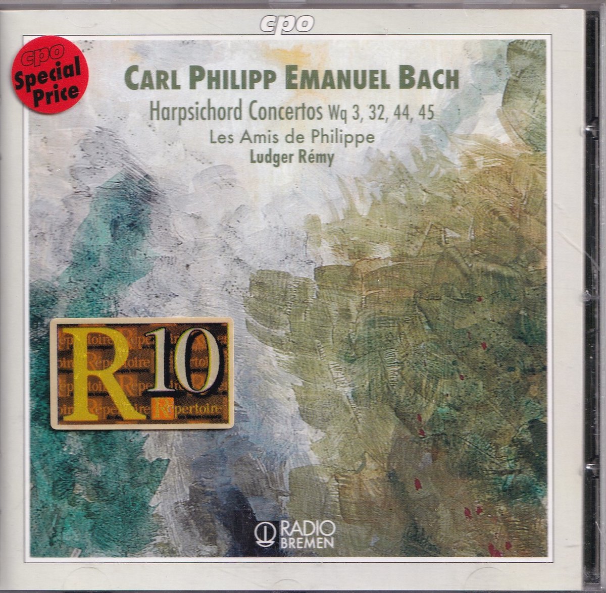 Harpsichord Concertos - Carl Philipp Emanuel Bach - Les Amis de Philippe o.l.v. Ludger Rémy