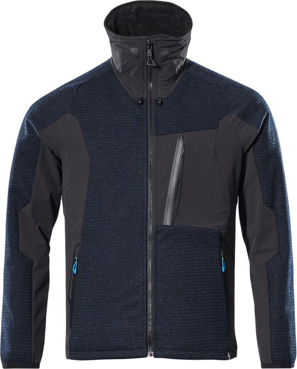 Mascot Advanced Gebreid jas met rits 17105-309 donkermarine Zwart
