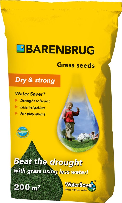 Barenbrug graszaad 5kg tot 200m² - Water Saver - Bestand tegen langdurige droogte