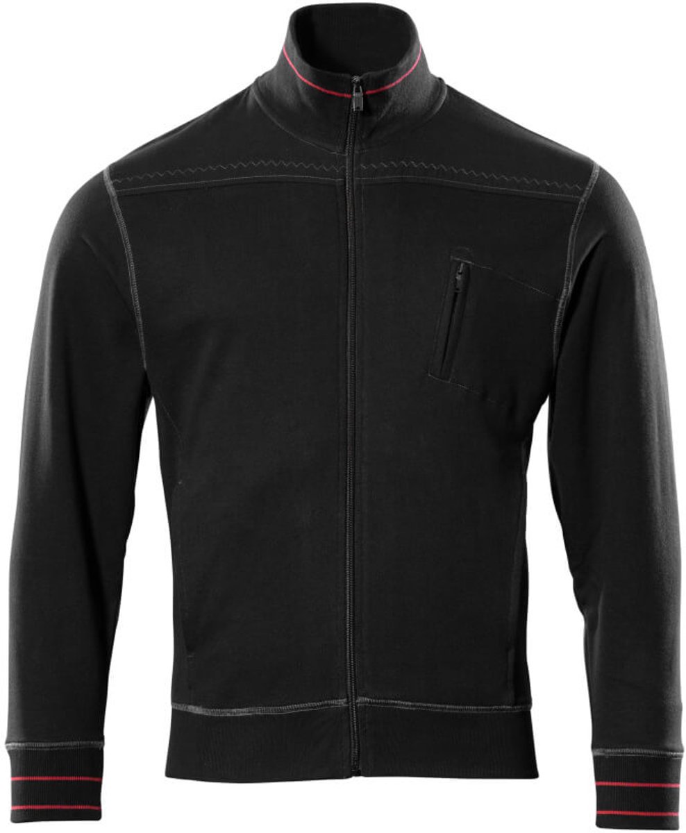 Mascot Frontline Sweatshirt met rits 50353-834 - Zwart - 3XL