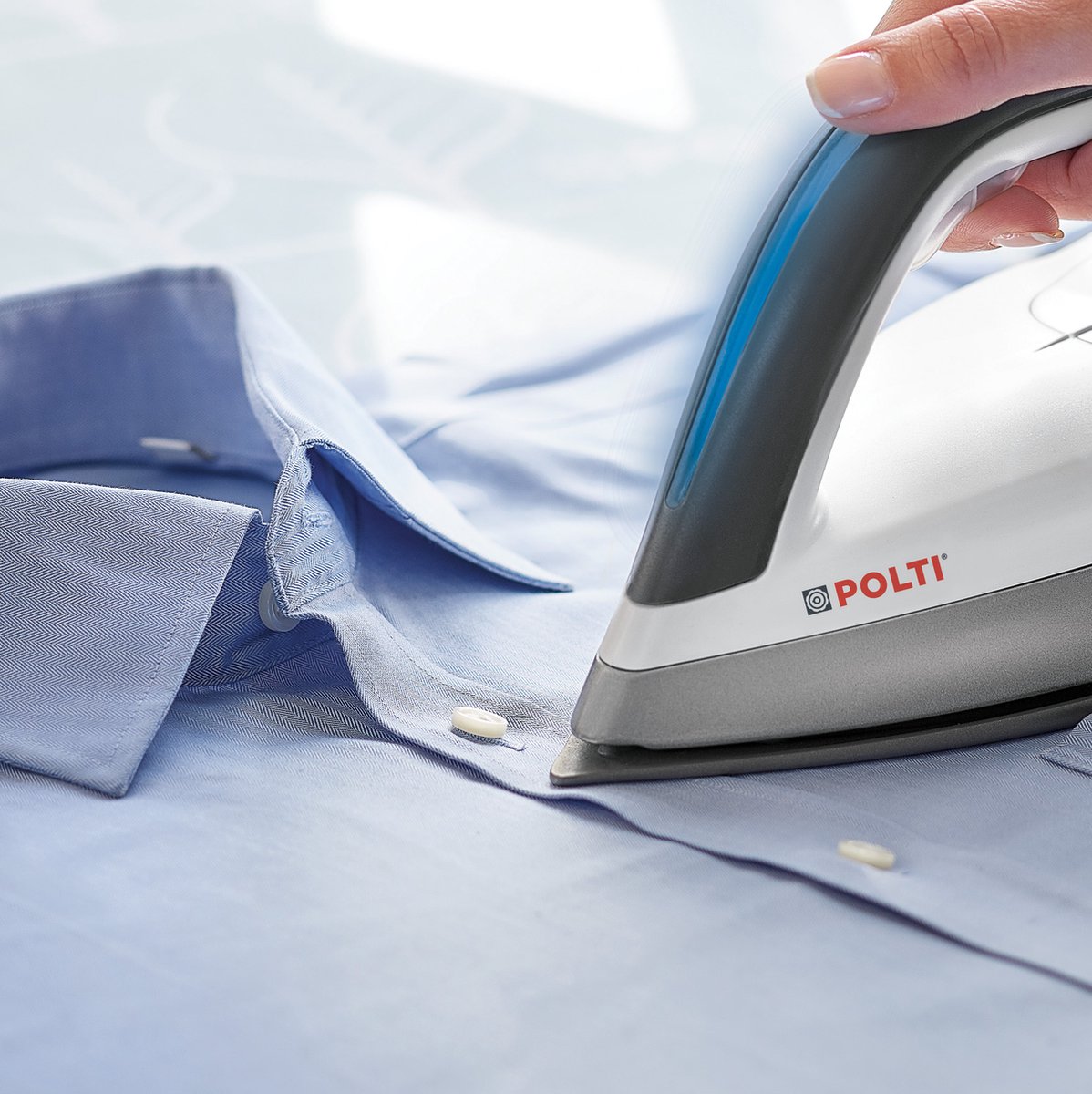 Polti La Vaporella XT100C 2350 W 1,5 l Aluminium zoolplaat Grijs, Turkoois, Wit — afbeelding 4