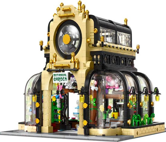 Mould King - Bloemen Winkel | Classic creator STEM educatief speelgoed bouwpakket | compatibel met lego mega | botanical architecture bloemenboeket huis modelbouw modulaire gebouwen volwassenen | Bloemenpracht met verlichtingen | 2147 bloks